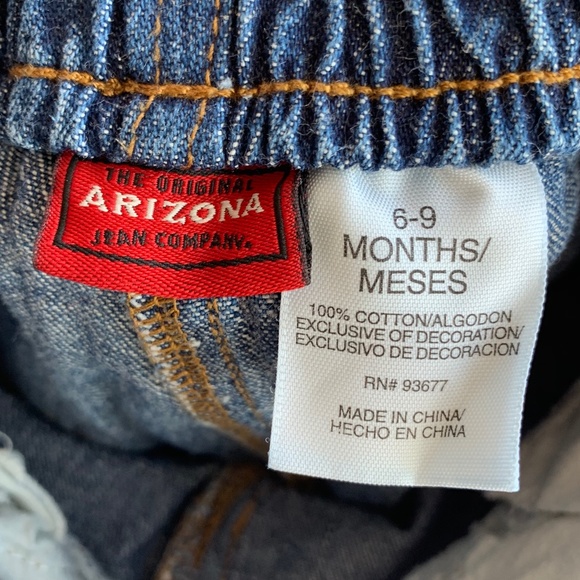 Baby 6-9 months embroidered Jeans flower - Picture 5 of 5